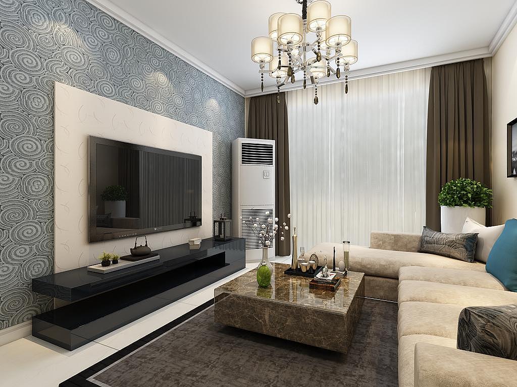 【石家莊陽光力天裝飾】星河盛世現代風格裝修效果圖