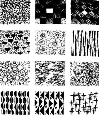 兒童基礎線描裝飾畫