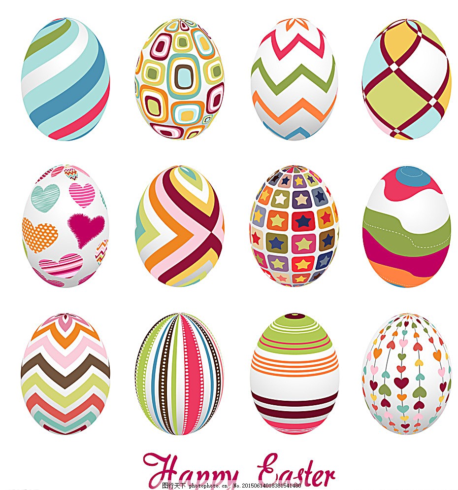 復活節彩蛋圖片