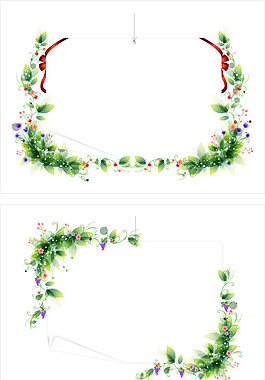 AI花紋邊框圖片_AI花紋邊框素材_AI花紋邊框模板免費下載