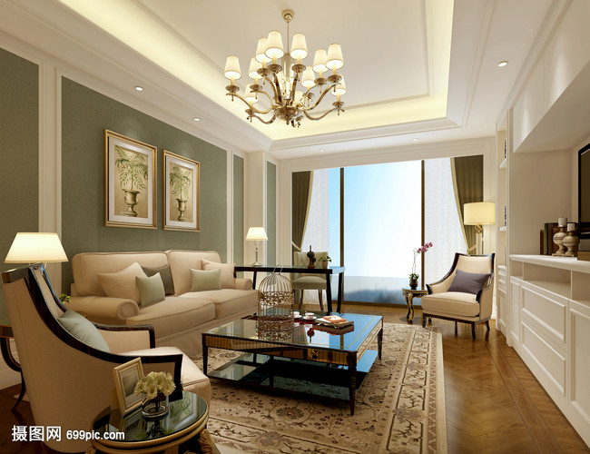 北歐風臥室室內設計效果圖