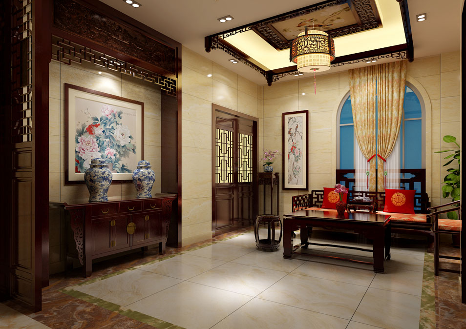 東方徽派&middot;上海安墁西郊680㎡別墅裝修效果圖