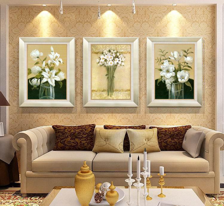 歐式百合裝飾畫 為現(xiàn)代客廳增添優(yōu)雅與生機(jī)