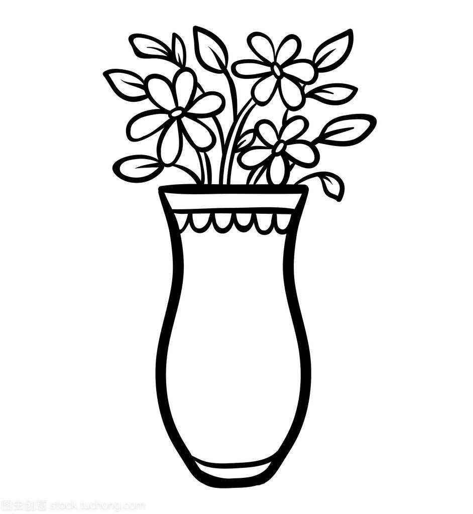 著色書中的藝術療愈 花瓶裝飾的創意之旅
